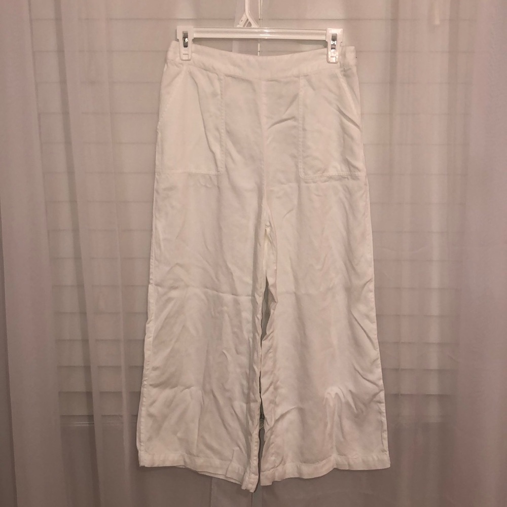 Linen White Pants